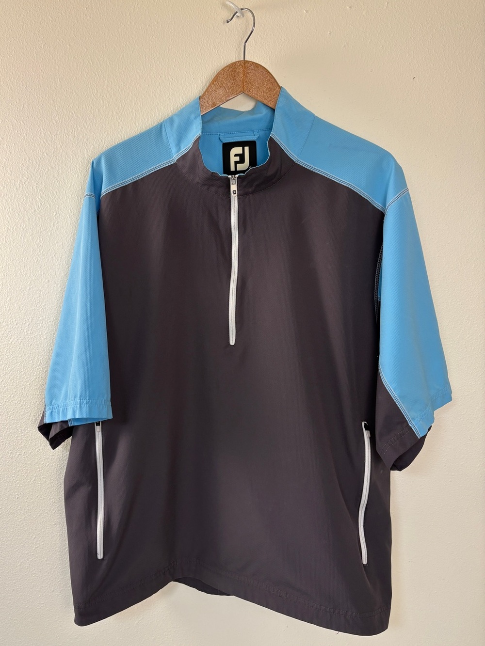 Half-Zip Golf Pullover by FootJoy Mens Outdoor Lightweight Sporty Layering Warm